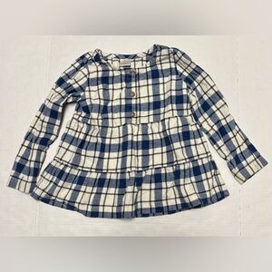 Hanna Andersson Fireside Flannel Popover, size 5/110cm